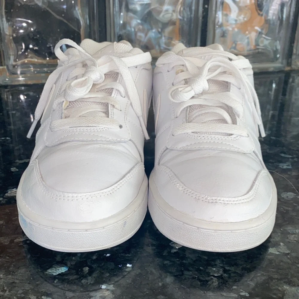 Nike Ebernon Low Casual White Athletic Shoes Sneakers Size 7.5 AQ1779-100